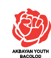 Akbayan Youth Bacolod Rose Fist Sticker - Akbayan Youth Bacolod Akbayan Youth Rose Fist Stickers