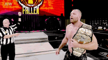 jon moxley world champion aew fight for the fallen wrestling