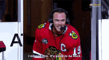 Jonathan Toews I Missed This GIF - Jonathan Toews I Missed This Its Good To Be Back GIFs