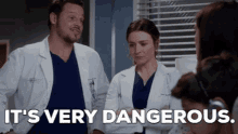 Greys Anatomy Amelia Shepherd GIF - Greys Anatomy Amelia Shepherd Its Very Dangerous GIFs