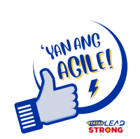Agile Yan Ang Agile Sticker - Agile Yan Ang Agile Tatak Lead Strong Stickers