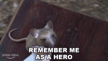 remember me as a hero james 3little mice cinderella movie remember my sacrifices