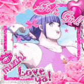 a picture of a girl with the word girl on it