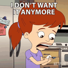 I Dont Want It Anymore Jessi Glaser GIF - I Dont Want It Anymore Jessi Glaser Big Mouth GIFs