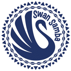 Swan Samba Sticker - Swan Samba Stickers