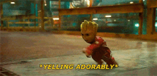 Baby Groot Yelling Adorably GIF - Baby Groot Yelling Adorably Cute GIFs