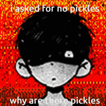 I Asked For No Pickles Omori GIF - I Asked For No Pickles Omori Kirakat5 GIFs