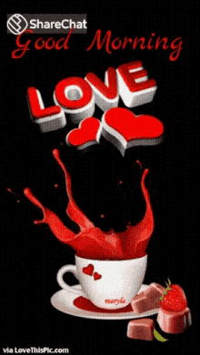 Good Morning Love Coffee GIF - Good Morning Love Coffee Greetings GIFs