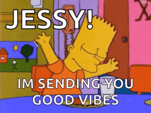 The Simpsons Bart GIF - The Simpsons Bart Vibe GIFs
