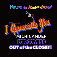 a sign that says " you are an honest citizen "