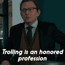 Trolling Is An Honored Profession Leland Townsend GIF - Trolling Is An Honored Profession Leland Townsend Evil GIFs