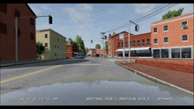 a screenshot of a video game shows a street scene and the date of 2025-06-14