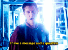 Dr Who Rory Message Question GIF - Dr Who Rory Message Question GIFs
