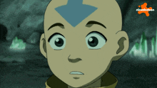 a cartoon character from nickelodeon is looking at something