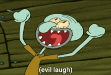 Spongebob Squarepants Squidward GIF - Spongebob Squarepants Squidward Evil Laugh GIFs