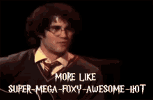 Darren Criss More Like Super Mega Foxy Awesome Hot GIF - Darren Criss More Like Super Mega Foxy Awesome Hot A Very Potter Musical GIFs