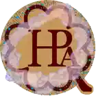 a circle with the letter p on it