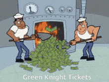 Green Knight Tickets GIF - Green Knight Tickets GIFs