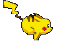 Run Pikachu Sticker