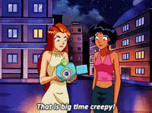 Totally Spies Alex GIF - Totally Spies Alex That Is Big Time Creepy GIFs