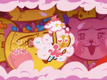 cotton candy cookie cookie run
