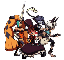 walking skull girls characters roster swag