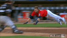 Brian Dozier Baseball GIF - Brian Dozier Baseball Slide GIFs