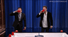 Jimmy Fallon GIF - Cheers Drinking Jimmyfallon GIFs