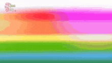 a colorful background with the word slime on the bottom left