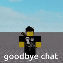 Goodbye Chat Roblox GIF - Goodbye Chat Bye Chat Bye GIFs