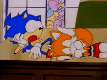 Sonic Tails Sleeping Sonic Sleeping GIF