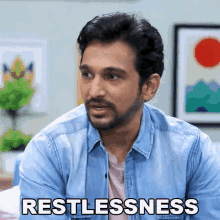 Restlessness Pratik Gandhi GIF - Restlessness Pratik Gandhi Manan Ni Therapy GIFs