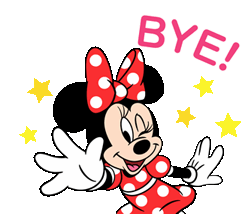 Bye Waves Sticker - Bye Waves Minnie Mouse Stickers