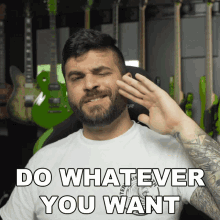 Do Whatever You Want Andrew Baena GIF - Do Whatever You Want Andrew Baena Its Up To You GIFs
