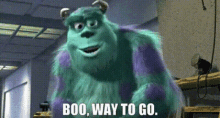 Monsters Inc Sully GIF - Monsters Inc Sully Boo Way To Go GIFs