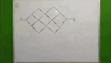 a man is drawing a diagram on a white board with the letter b on it