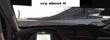 Cry About It Simrc GIF - Cry About It Simrc Daytona GIFs