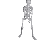 Dead Skeleton Sticker - Dead Skeleton Dies From Cringe Stickers