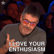 I Love Your Enthusiasm Simon Cowell GIF - I Love Your Enthusiasm Simon Cowell Britain'S Got Talent GIFs
