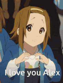 i love you alex love alex anime i love you