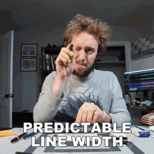 Predictable Line Width Peter Deligdisch GIF - Predictable Line Width Peter Deligdisch Peter Draws GIFs