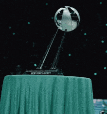 a trophy for the new york liberty basketball championship