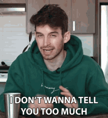 I Dont Wanna Tell You Too Much Joey Kidney GIF