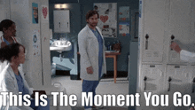 Greys Anatomy Levi Schmitt GIF - Greys Anatomy Levi Schmitt This Is The Moment You Go GIFs