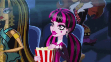 Draculaura Popcorn GIF - Draculaura Popcorn Movie GIFs