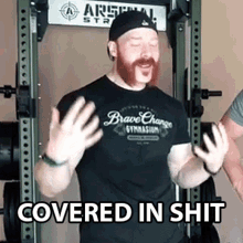 Covered In Shit Stephen Farrelly GIF - Covered In Shit Stephen Farrelly Celtic Warrior Workouts GIFs