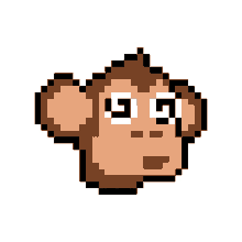 monkey eye pixel art