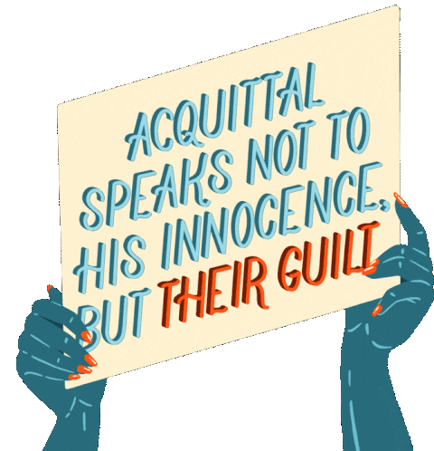 Acquittal Speaks Not To His Innocence Guilt Sticker - Acquittal Speaks Not To His Innocence Guilt Guilty Stickers