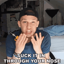 Suck It In Through Your Nose Conner Bobay GIF