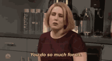 Touched GIF - You Do So Much For Us Touched Snl GIFs